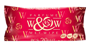 Салфетка влажная 20 шт. "W&W" Rosessence (20 салф.шт)