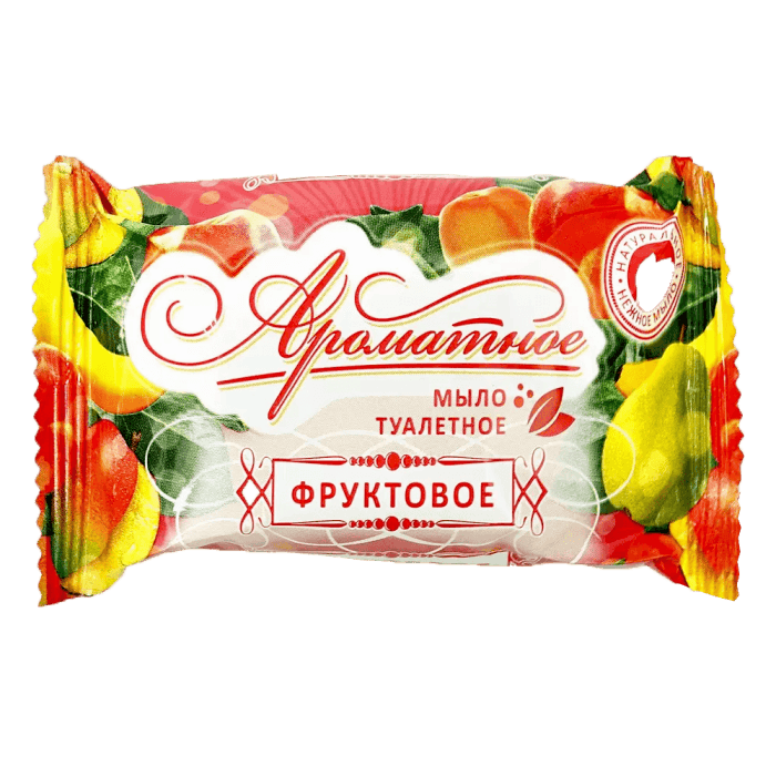Мыло кусковое 100 г туалетное "АРОМАТНОЕ", Фруктовое Мыло кусковое 100 г туалетное "АРОМАТНОЕ", Фруктовое