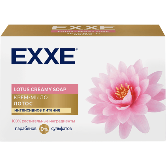 Косметическое крем-мыло 90 гр "EXXE", Лотос Косметическое крем-мыло 90 гр "EXXE", Лотос