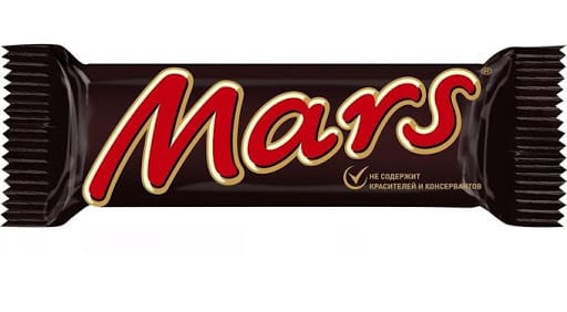 Шоколадный батончик "Mars" 50 г Шоколадный батончик "Mars" 50 г