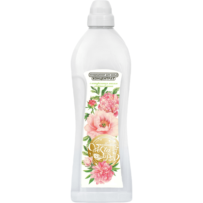 Кондиционер для белья 1 л "Vesta" SPA Collection, Пион/Белый Кондиционер для белья 1 л "Vesta" SPA Collection, Пион/Белый
