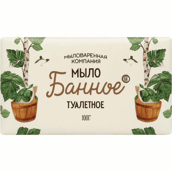 Мыло кусковое 100 г туалетное в цветной обертке ММК, Банное Мыло кусковое 100 г туалетное в цветной обертке ММК, Банное