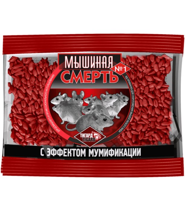 Зерно от крыс Мышиная смерть 100 г Зерно от крыс Мышиная смерть 100 г